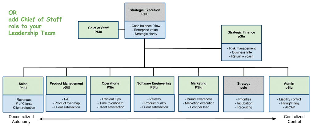 Chief Product Officer Org Chart